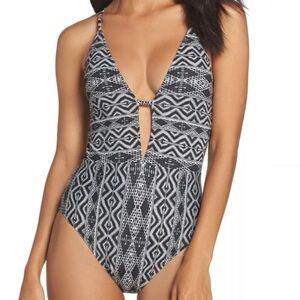 La Blanca Plunge Tummy Control Swimsuit